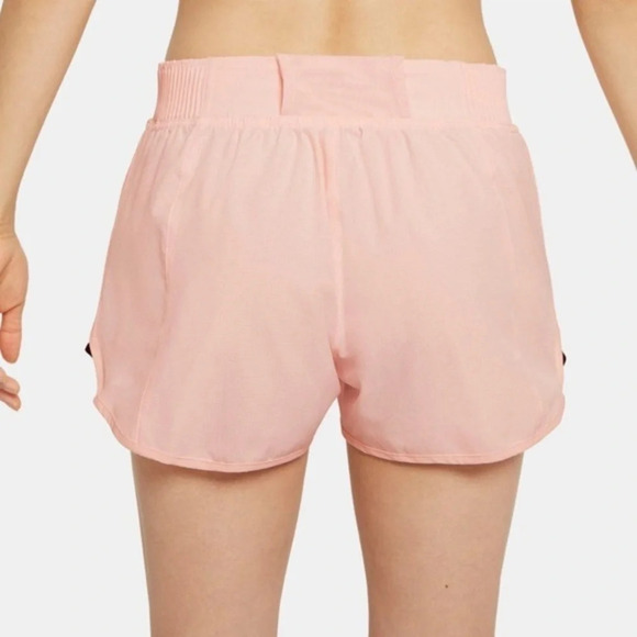 Nike Womens XL Dri Fit Run Division Tempo Luxe Shorts Dd5328-864 Pink/Black - Picture 2 of 13